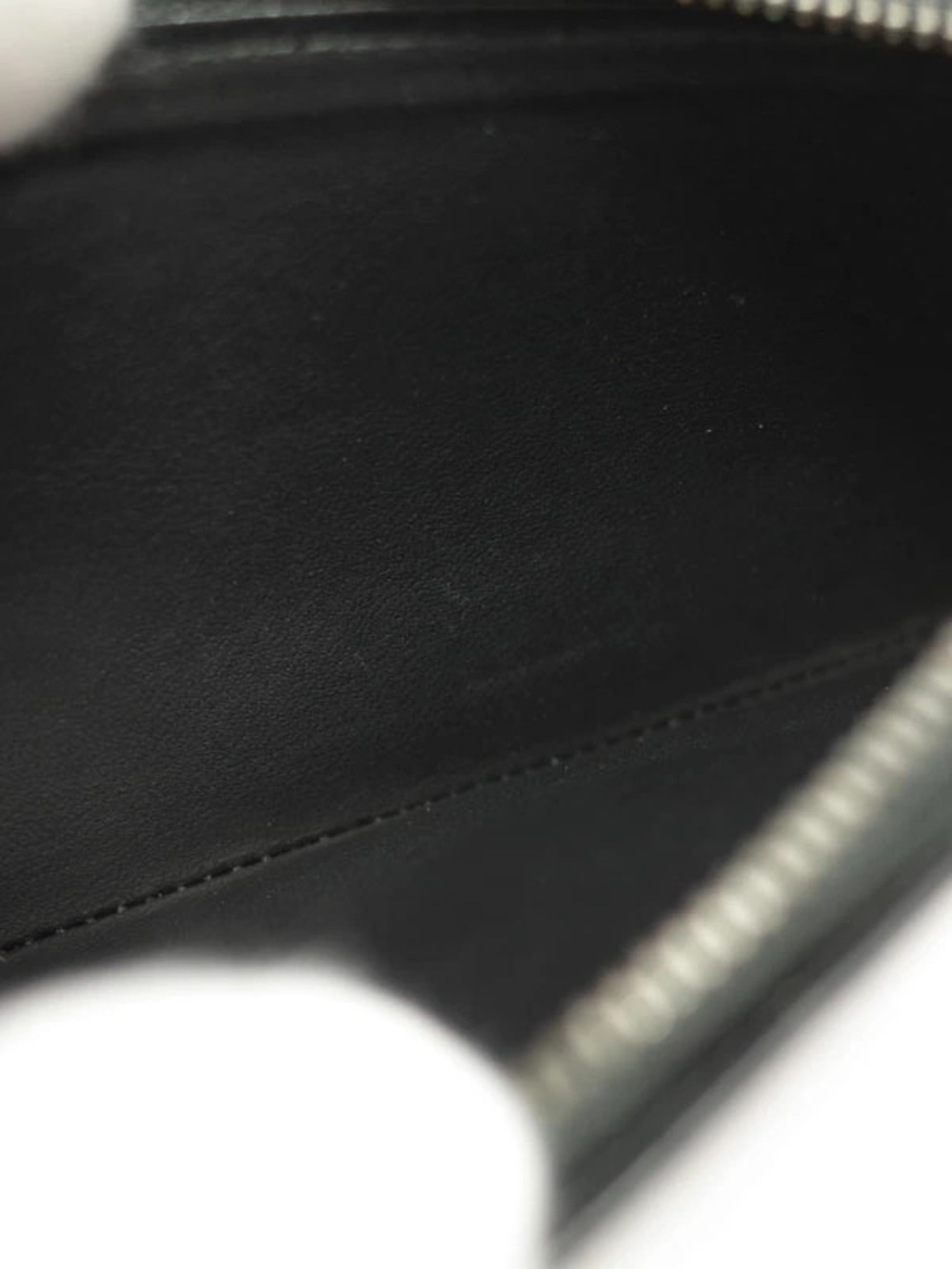 Louis Vuitton Bi fold Black Eclipse Long Brazza Portefeuille Wallet Monogram - Picture 4 of 5